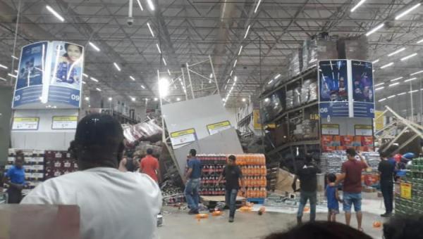 Acidente impressionante em supermercado deixa um morto no MA
