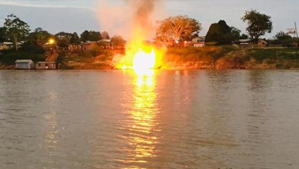 ACRE: Embarcação explode e deixa 18 pessoas em estado grave, entre elas mãe e bebê