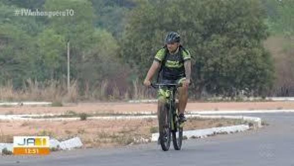 Compositor quer pedalar de Palmas até Goiânia para apresentar música a Gusttavo Lima