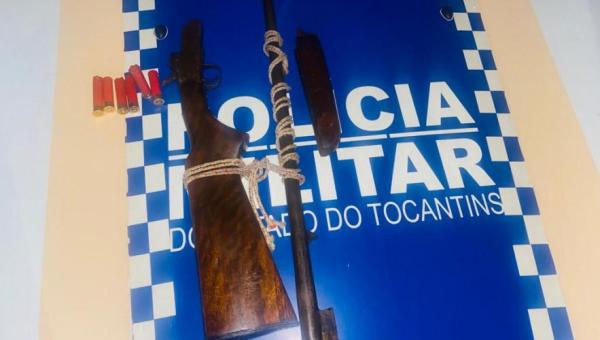 A Polícia Militar prende homem com arma de fogo durante abordagem em Carmolândia