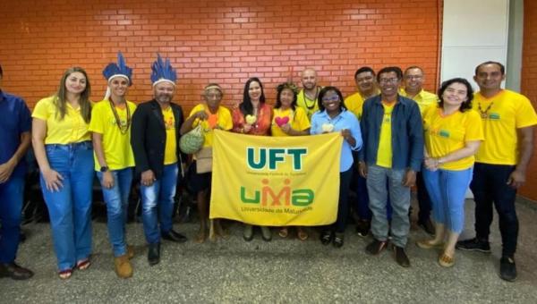 Acadêmicos da UMA de Tocantínia têm  audiência com a secretaria dos Povos Originários e Tradicionais do Tocantins