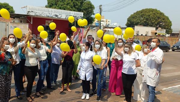 Ação de Setembro Amarelo é promovida no Hospital e Maternidade Dona Regina