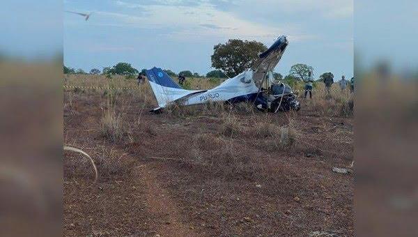 Acidente de avião na zona rural de Fátima deixa um morto e um ferido
