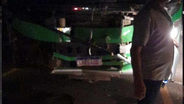 Acidente provocado por animal na pista acontece em Aguiarnópolis