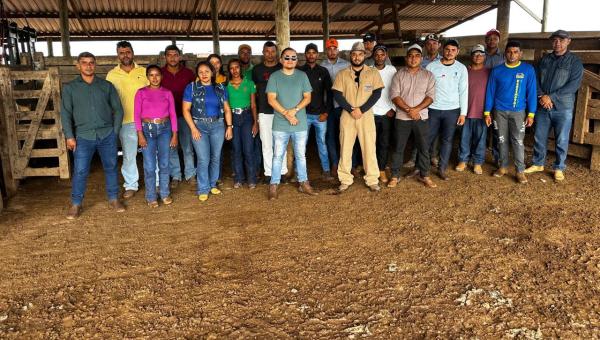 Adapec realiza curso para aplicadores de vacina contra a Brucelose em Goiatins