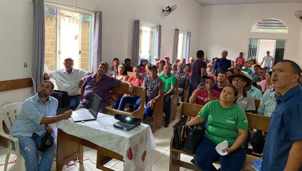 Adepará orienta produtores rurais sobre descarte de embalagens de agrotóxicos em São Geraldo do Araguaia