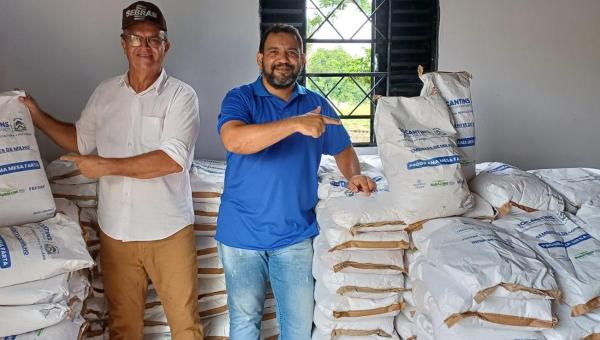 Agricultores Familiares de Ananás serão beneficiados com sementes de milho e feijão para reforço nas lavouras 