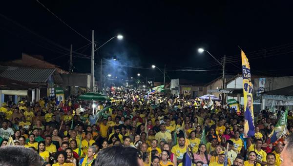 Alberto Moreira reúne multidão em mega carreata e realiza o maior comício da história de Bela Vista distrito de São Miguel do Tocantins 

