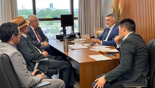 Amélio Cayres recebe presidente do TCE-TO para alinhamento institucional e novas ações conjuntas