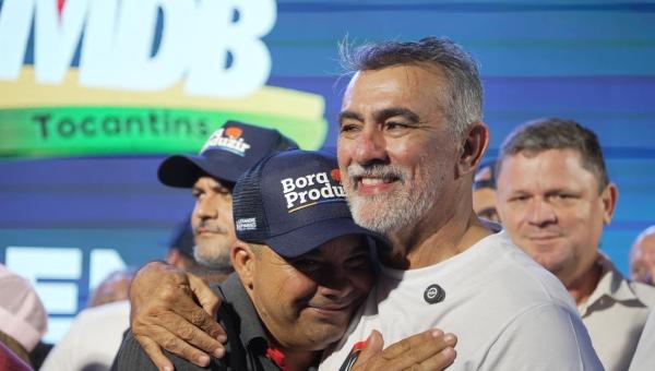 Amélio Cayres se filia ao MDB com a presença de lideranças políticas na sede do partido em Palmas 