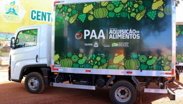 Ananás irá receber caminhão baú refrigerado para Aquisição de Alimentos dos Agricultores  familiares
