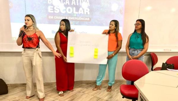 Diretoras de Formação da SEMED de Ananás-TO, participaram das Oficinas dos programas Busca Ativa Escolar e Auxilio Brasil.
