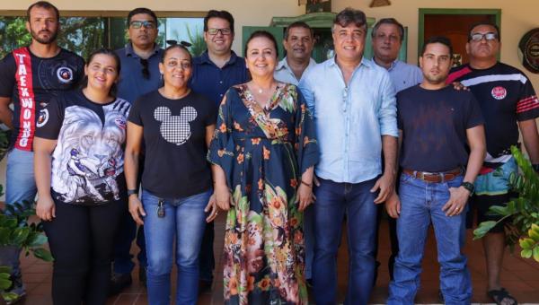 Atendendo federações esportivas, Kátia faz compromisso com o esporte do Tocantins