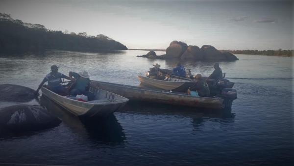 Bombeiros militares localizam corpo de caseiro desaparecido no Rio Tocantins, em Gurupi