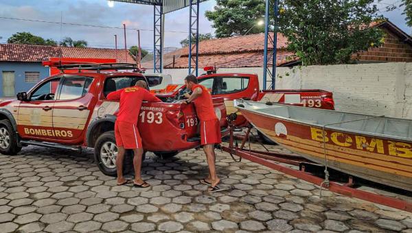 Bombeiros militares realizam operação de buscas a idoso afogado em Esperantina