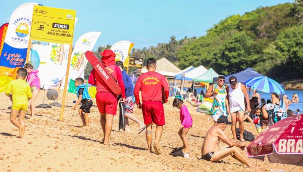 Bombeiros militares registram baixo índice de ocorrências nas praias do Tocantins