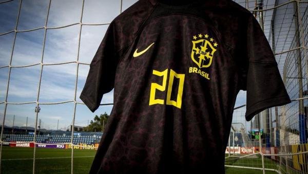 Brasil jogará de preto, pela 1ª vez na história, em duelo contra Guiné