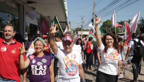 Caminhada da Esperança na JK dá início à atividades de campanha de Paulo Mourão ao Governo