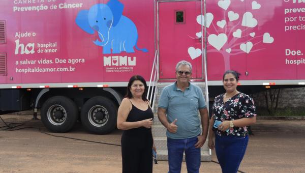 Carreta do Hospital de Amor chega a Ananás e a partir do dia 24 atenderá as mulheres do município