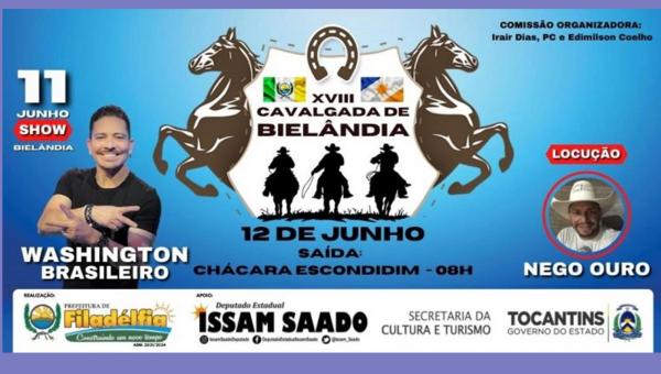 Cavalgada de Bielândia será realizada no domingo, 12, com a presença já confirmada de diversas comitivas 