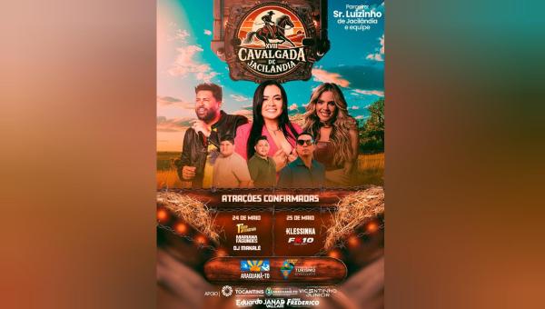 Cavalgada de Jacilândia promete agitar o Tocantins com atrações imperdíveis nos dias 24 e 25 de maio
