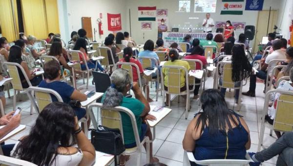 Célio Moura participa da abertura da IV Jornada Formativa Coletivo Estadual de Mulheres e Jovens dos STTR’S/Fetaet