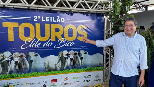 César Halum participa do II Leilão Touros Elite do Bico e destaca fortalecimento da pecuária regional




