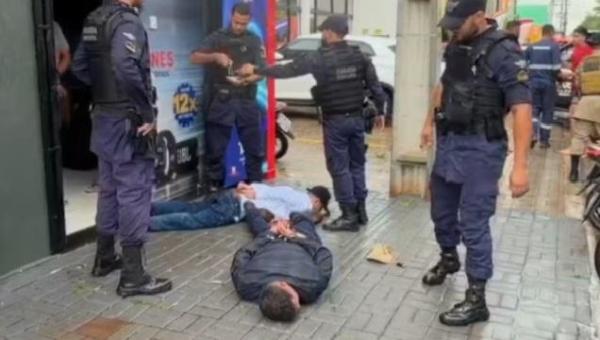 Cliente que saiu de loja para acalmar filho impede assalto com reféns em Araguaína
