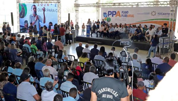 Com a presença do governador Wanderlei Barbosa, consulta do PPA em Pedro Afonso é marcada pela participação de 13 municípios
