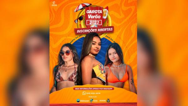 Concurso Garota Verão 2022 está com inscrições abertas em Araguanã