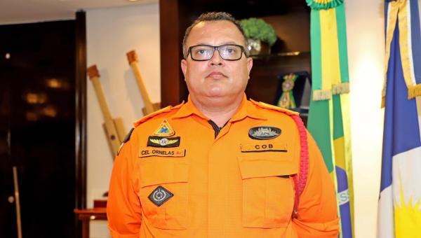 Coronel Ornelas é nomeado, pelo Governador Wanderlei Barbosa, novo comandante-geral do Corpo de Bombeiros do Tocantins