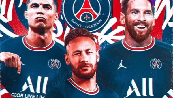 CR7, Messi e Neymar no PSG? Português é opção para o lugar de Mbappé