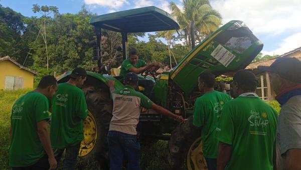 Curso de Operador e Manutenção de Máquinas Agrícolas é levado à população rural de Xambioá