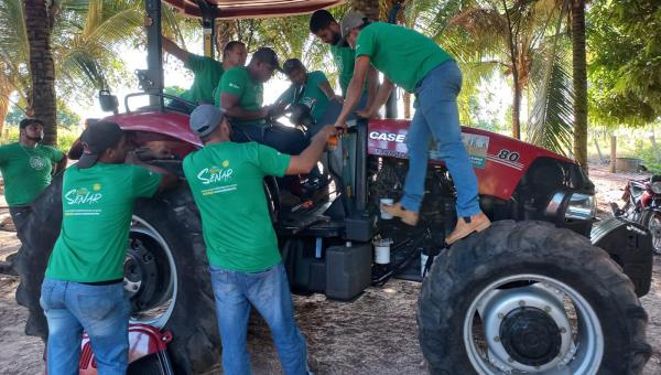 Curso de operador de Máquinas Agrícolas, ofertado pelo Senar, é levado para assentados do P.A Grota de Lajes em Xambioá