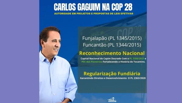 Deputado Federal Carlos Gaguim: Transformando o Tocantins com Projetos de Lei Inovadores
