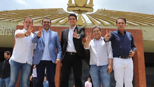Deputado Gaguim participa de reunião com o Governador Wanderlei Barbosa e o Ministro da Infraestrutura Marcelo Sampaio