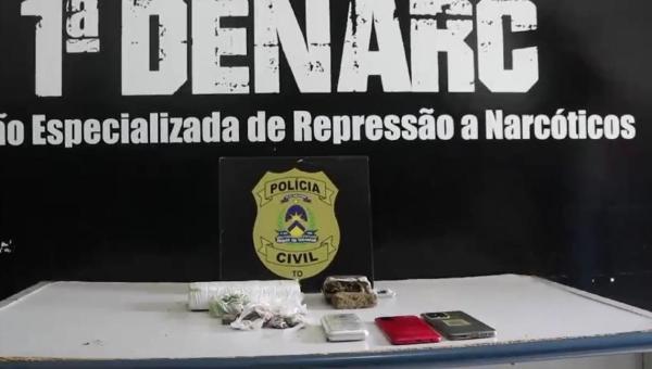 Divisão Antidrogas da Polícia Civil prende dois homens por tráfico de drogas e apreende mais de 2 kg de entorpecentes