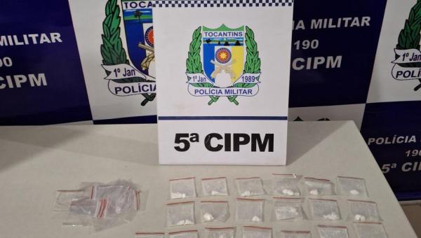 Dois homens são presos pela Polícia Militar por tráfico de drogas em Palmeiras do Tocantins