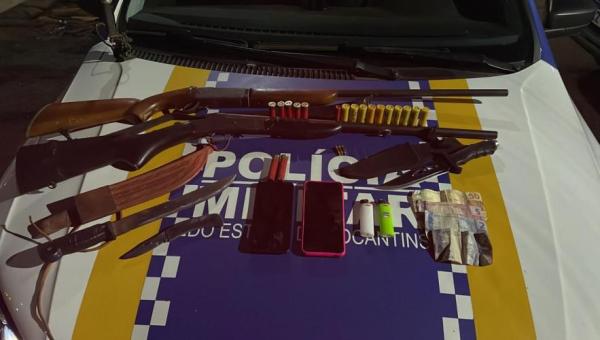 Dois homens são presos por crimes contra a fauna e porte ilegal de arma de fogo em Colmeia