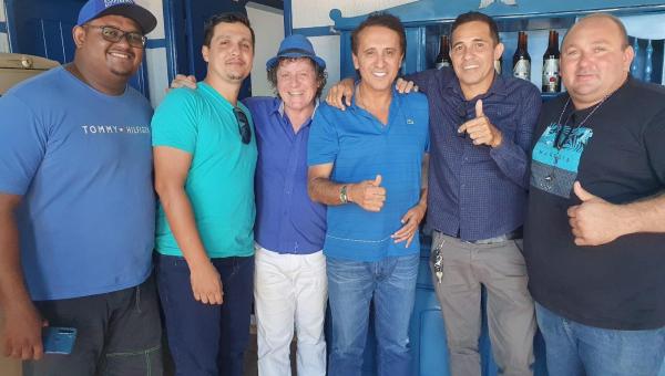 Dr. Kasarin recepciona Deputado Federal Carlos Gaguim em Colinas do Tocantins