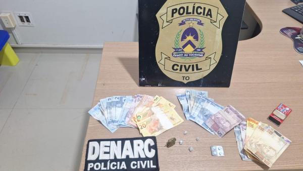 Em Araguaína, Polícia Civil deflagra operação contra à criminalidade e prende duas pessoas por tráfico de drogas