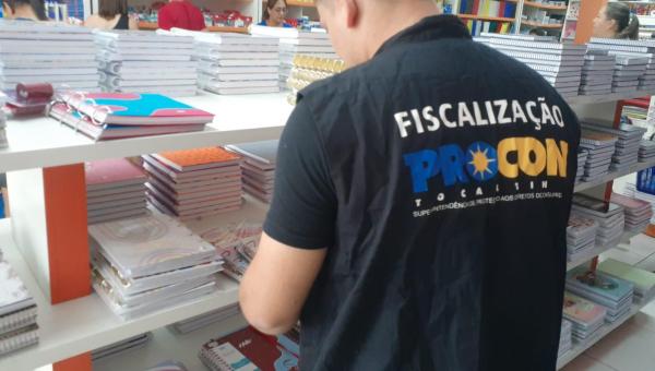Em Araguaína, Procon Tocantins constata variação de 188% em material escolar