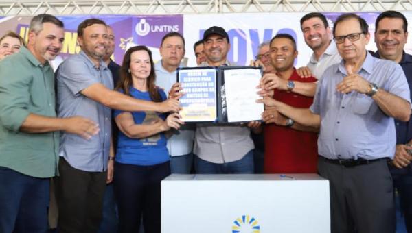 Em Augustinópolis, governador Wanderlei Barbosa autoriza construção de câmpus da Unitins com investimento de R$ 25 milhões