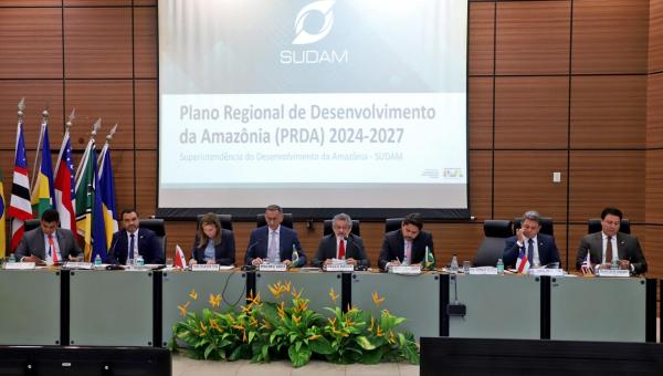 Em Belém, governador Wanderlei Barbosa participa da aprovação do Plano Regional do Desenvolvimento da Amazônia