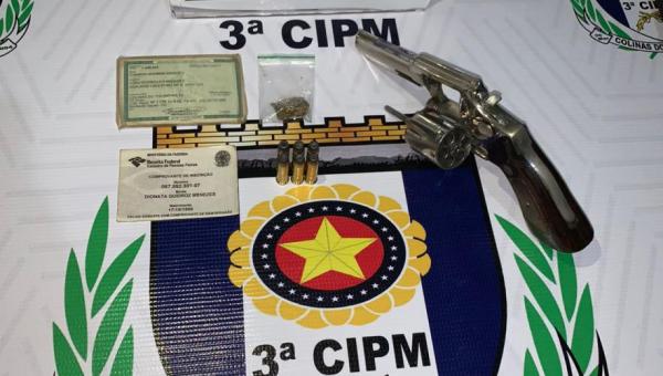 Em Colinas, Polícia Militar prende homem por porte ilegal de arma de fogo