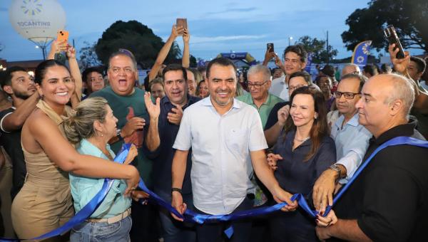 Em comemoração aos 56 anos de Guaraí, governador Wanderlei Barbosa entrega ginásio poliesportivo e reforça segurança no trânsito