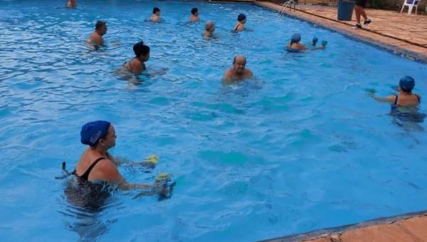 Em Gurupi, idosos são atendidos com Hidroginástica 