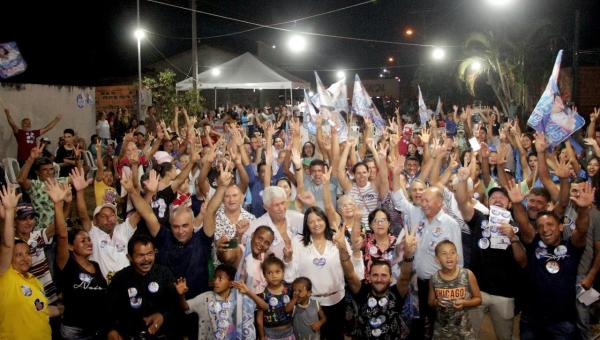 Em Nova Olinda, Lázaro Botelho e Valderez Castelo Branco reforçam compromisso de cuidar do povo tocantinense