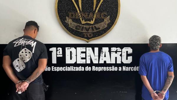 Em Palmas, Polícia Civil prende dois indivíduos por tráfico de drogas e fecha ponto de vendas pela segunda vez em um ano