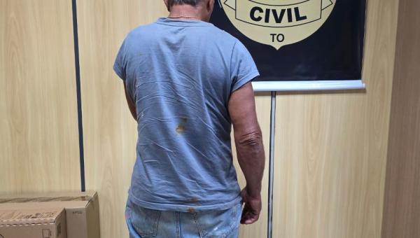 Em Palmas, Polícia Civil prende homem investigado pela prática de furtos na região central de Palmas 